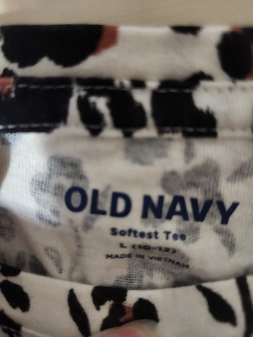 Old Navy Long Sleeve Top With Floral Print Size Large (10-12) - Picture 2 of 3